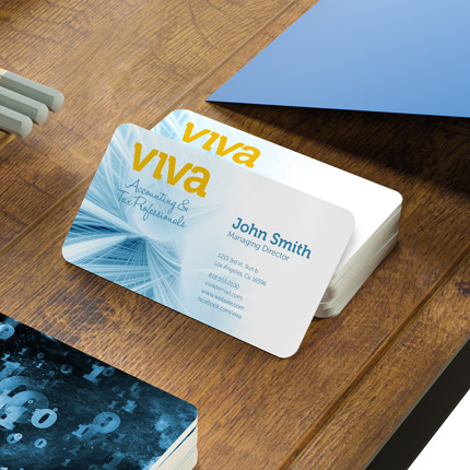 Printed Business Cards Rounded Corners