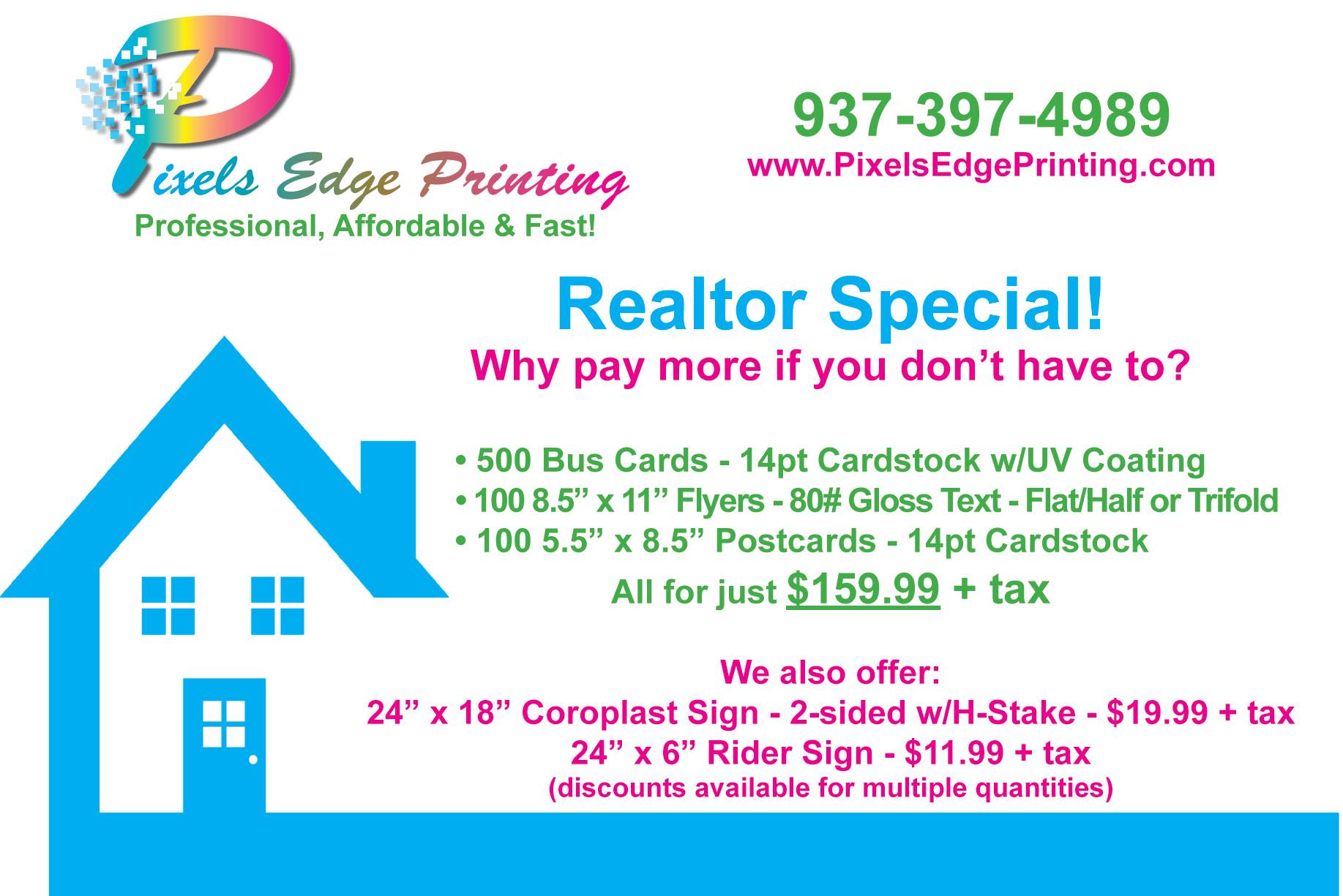 Printed Real Estate Card